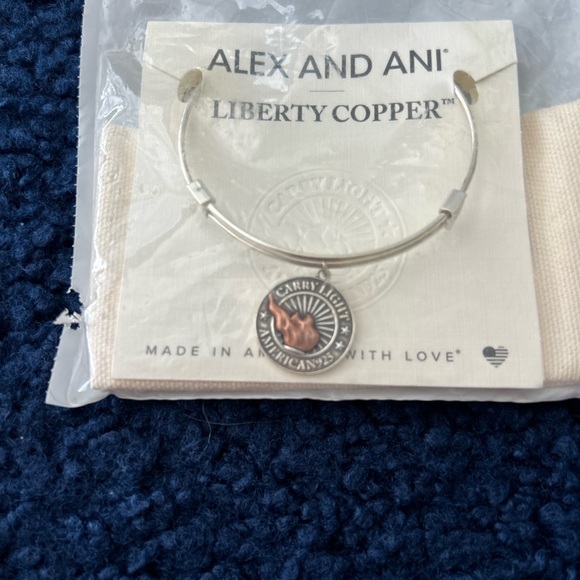 Alex and Ani Jewelry - NWT 🇺🇸ALEX and ANI 🗽 RARE🗽 Liberty🗽Copper bracelet in sealed package